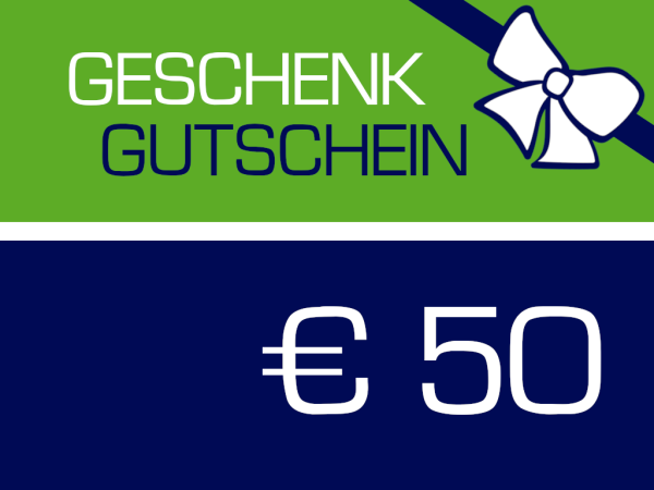 Geschenkgutschein 50€